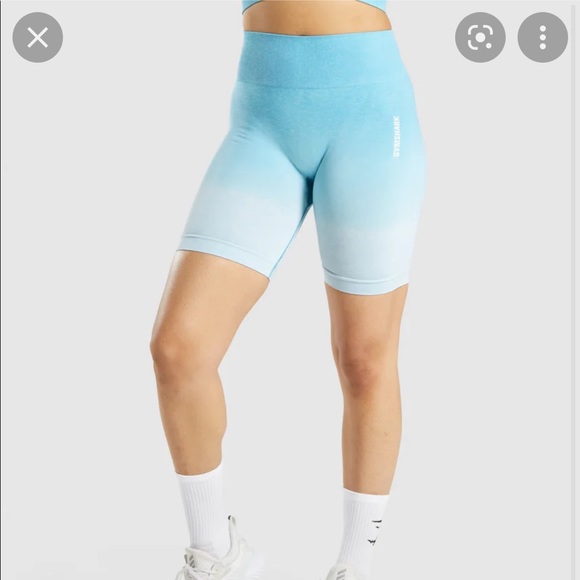 Gymshark Pants - Gymshark adapt ombré light blue shorts